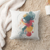 Artistic Unisex T-Shirt - Vibrant Abstract Design  クッション (ブランケット)