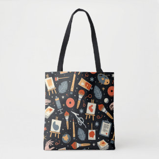 Artistic Universe: Whimsical Art Supplies トートバッグ