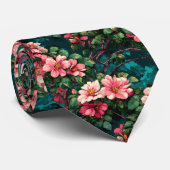 Artistic Valentine Gifts For Him Gardenias Flower ネクタイ (ロール)