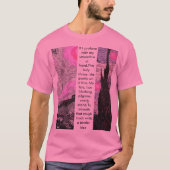 Artistic Van Gogh Broken Paint Pink Tシャツ (正面)