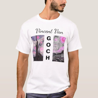 Artistic Van Gogh Broken Paint Tee Tシャツ