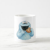 Artistic Watercolor Oscar the Grouch Ceramic Mug コーヒーマグカップ (中央)