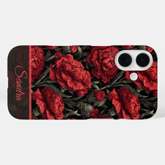 Artistic Wife Gift Carnation Custom Case-Mate iPhoneケース (裏面 (横))