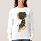 Artistic Woman Silhouette Sweatshirt スウェットシャツ (正面)