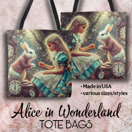 Artistic Wonderland Scene Vintage Boho トートバッグ