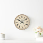 Artistic Working Beaver Wall Clock - Funny Busy  ラウンド壁時計 (ホーム)