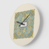 Artistic Zentangle Mandala Wall Clock ラージ壁時計 (傾斜)