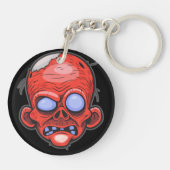 Artistic Zombie Illustration Art キーホルダー (裏面)