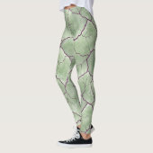 Artistic Zombie Skin Texture Pattern  レギンス (左)