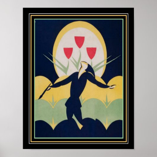 "Artist's Applause" Deco Print ca. 1926 11x14 ポスター (正面)