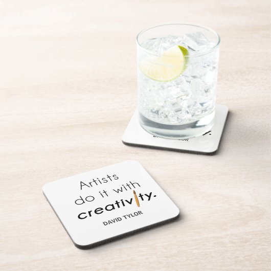 Artists do it with creativity コースター (右側)