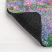 Artist's Garden at Giverny by Claude Monet マウスパッド (コーナー)