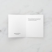 Artists Series:オレンジフローラアートサンキュー ノートカード (内部)