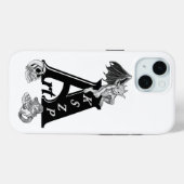 ArtKSZPロゴ、Golemとスカル Case-Mate iPhoneケース (裏面 (横))