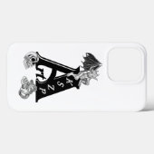 ArtKSZPロゴ、Golemとスカル Case-Mate iPhoneケース (裏面 (横))