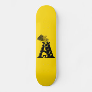 ArtKSZP Logo mit Kleine Golem スケートボード