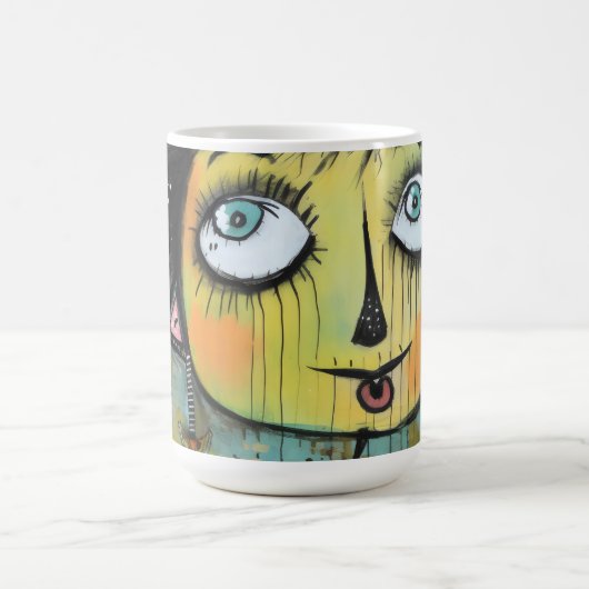 ArtLady 11魅力的およ動揺してび コーヒーマグカップ (中央)
