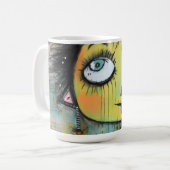 ArtLady 11魅力的およ動揺してび コーヒーマグカップ (正面左)
