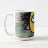 ArtLady 11魅力的およ動揺してび コーヒーマグカップ (左)