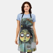 ArtLady 18魅力的およ動揺してび エプロン (着用した状態)