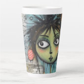 ArtLady 20魅力的およ動揺してび カフェラテマグ (正面)