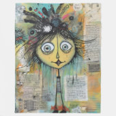 ArtLady 24魅力的およ動揺してび フリースブランケット (正面)