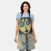ArtLady 5魅力的およ動揺してび エプロン (着用した状態)