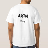 ARTM crew  Tシャツ (裏面)