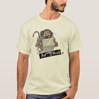 ArtMonkeyの世界のデジタルロゴ2010年 Tシャツ