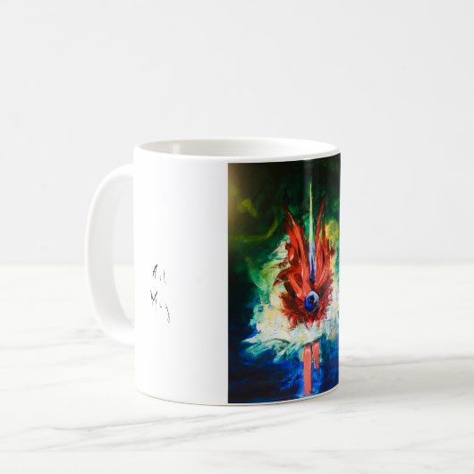 ArtMug#1 コーヒーマグカップ (正面左)