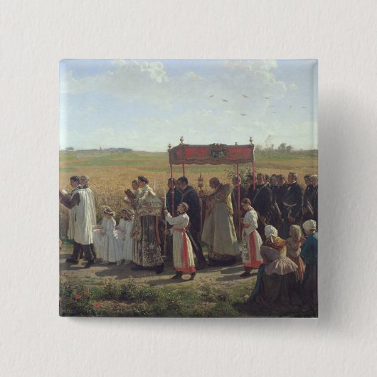 Artois 1857年のムギの天恵 缶バッジ (正面)