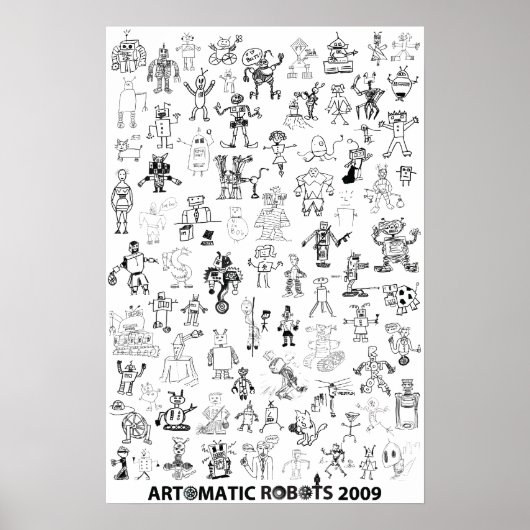 Artomatic Robots 2009ポスター1 ポスター (正面)