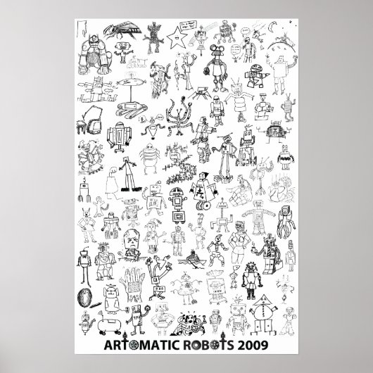 Artomatic Robots 2009ポスター2 ポスター (正面)