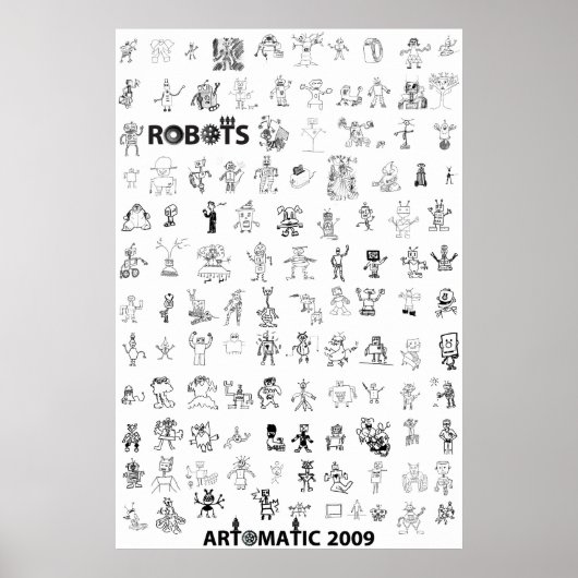Artomatic Robots 2009ポスター5 ポスター (正面)