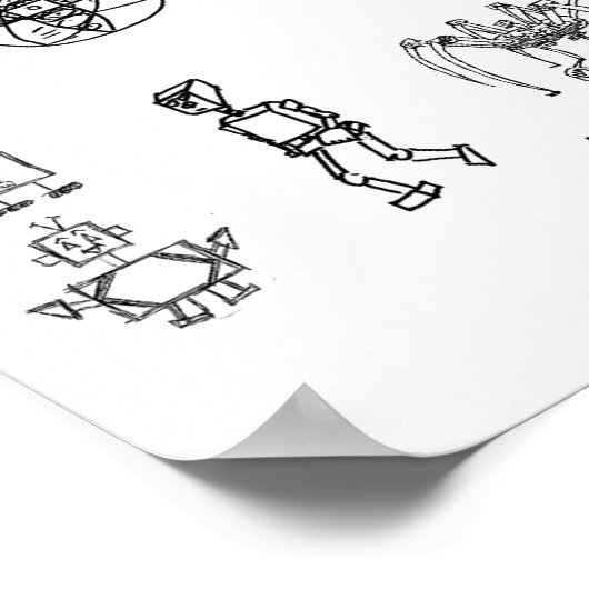 Artomatic Robots 2009ポスター6 ポスター (角)