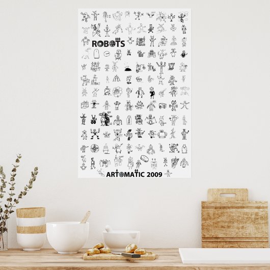 Artomatic Robots 2009ポスター6 ポスター (キッチン)
