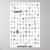 Artomatic Robots 2009ポスター6 ポスター (正面)