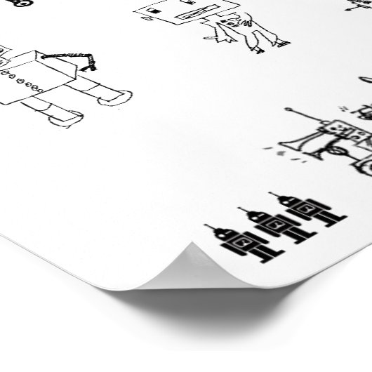 Artomatic Robots 2009ポスター7 ポスター (角)