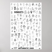 Artomatic Robots 2009ポスター7 ポスター (正面)