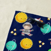 Artronaut and Spaceship for Children ビーチタオル (インサイチュ)