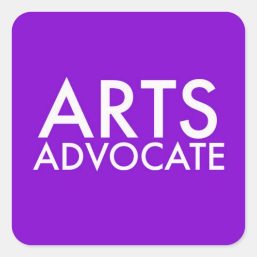 Arts Advocateスタンプ スクエアシール (正面)