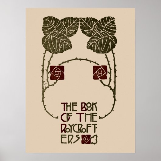 Arts And Crafts Roycroft book by Elbert Hubbard ポスター (正面)