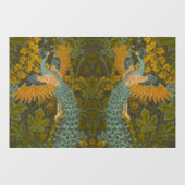 Arts and Crafts Walter Crane Peacock Pattern ウィンドウサイン (シート)