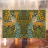 Arts and Crafts Walter Crane Peacock Pattern ウィンドウサイン (シート2)