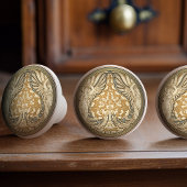 Arts & Crafts Walter Crane Ceramic Pull Knob セラミックノブ