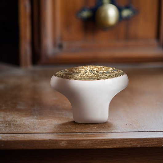 Arts & Crafts Walter Crane Ceramic Pull Knob セラミックノブ