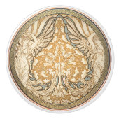 Arts & Crafts Walter Crane Ceramic Pull Knob セラミックノブ (正面)