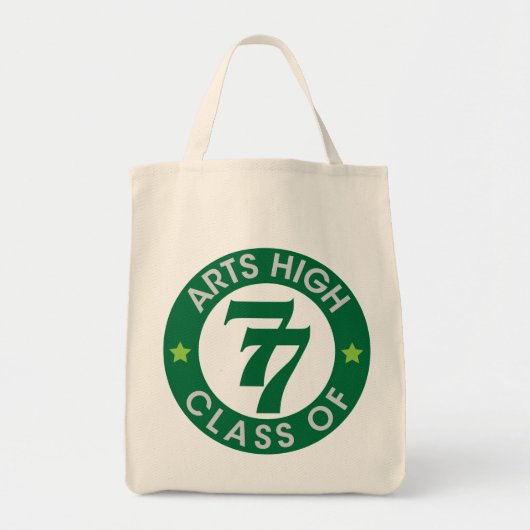 Arts High School Class of 77ロゴ トートバッグ (正面)