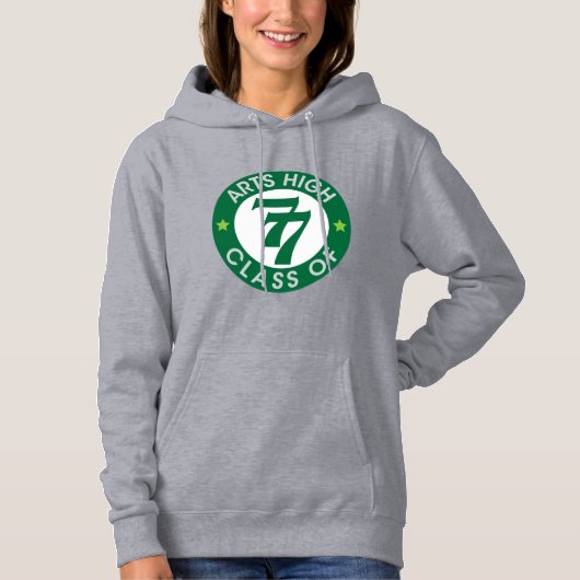 Arts High School Class of 77ロゴ パーカ (正面)