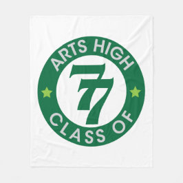 Arts High School Class of 77ロゴ フリースブランケット